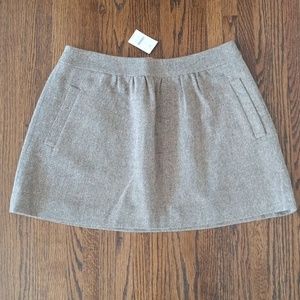NWT J. Crew Wool Mini Skirt